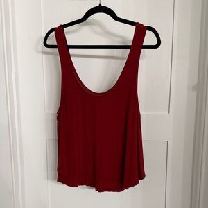 American Eagle Outfitters Red Tank Top